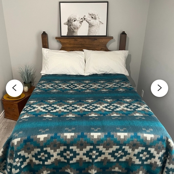 Nwt Alpaca blend Queen Size BLANKET - Picture 1 of 4